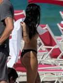 Giulia De Lellis for Bikini Photoshoot on the Beach in Miami