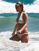 Heather Graham in Bikini on the Beach in Mexico