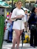 Hilary Duff on the Set of 'Younger' in NYC