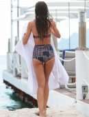 Izabel Goulart in Bikini on the Beach in Cannes