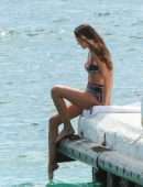 Izabel Goulart in Bikini on the Beach in Cannes
