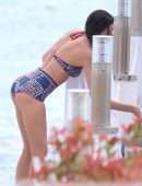 Izabel Goulart in Bikini on the Beach in Cannes