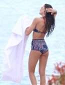 Izabel Goulart in Bikini on the Beach in Cannes