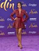 Jasmine Tookes at the Premiere of Disney's “Aladdin” in Los Angeles