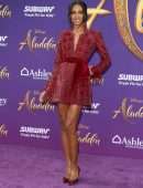 Jasmine Tookes at the Premiere of Disney's “Aladdin” in Los Angeles