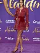 Jasmine Tookes at the Premiere of Disney's “Aladdin” in Los Angeles