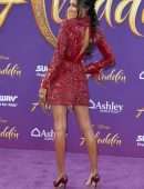 Jasmine Tookes at the Premiere of Disney's “Aladdin” in Los Angeles
