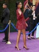 Jasmine Tookes at the Premiere of Disney's “Aladdin” in Los Angeles