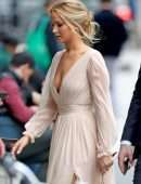 Jennifer Lawrence Braless Out in New York