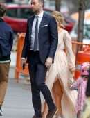 Jennifer Lawrence Braless Out in New York