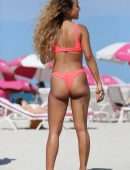 Karrueche Tran in Bikini at Beach in Miami