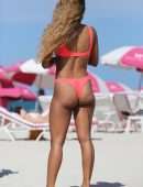Karrueche Tran in Bikini at Beach in Miami