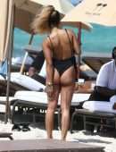Karrueche Tran in Swimsuit on the Beach in Miami