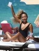 Karrueche Tran in Swimsuit on the Beach in Miami
