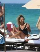 Karrueche Tran in Swimsuit on the Beach in Miami