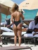 Karrueche Tran in Swimsuit on the Beach in Miami