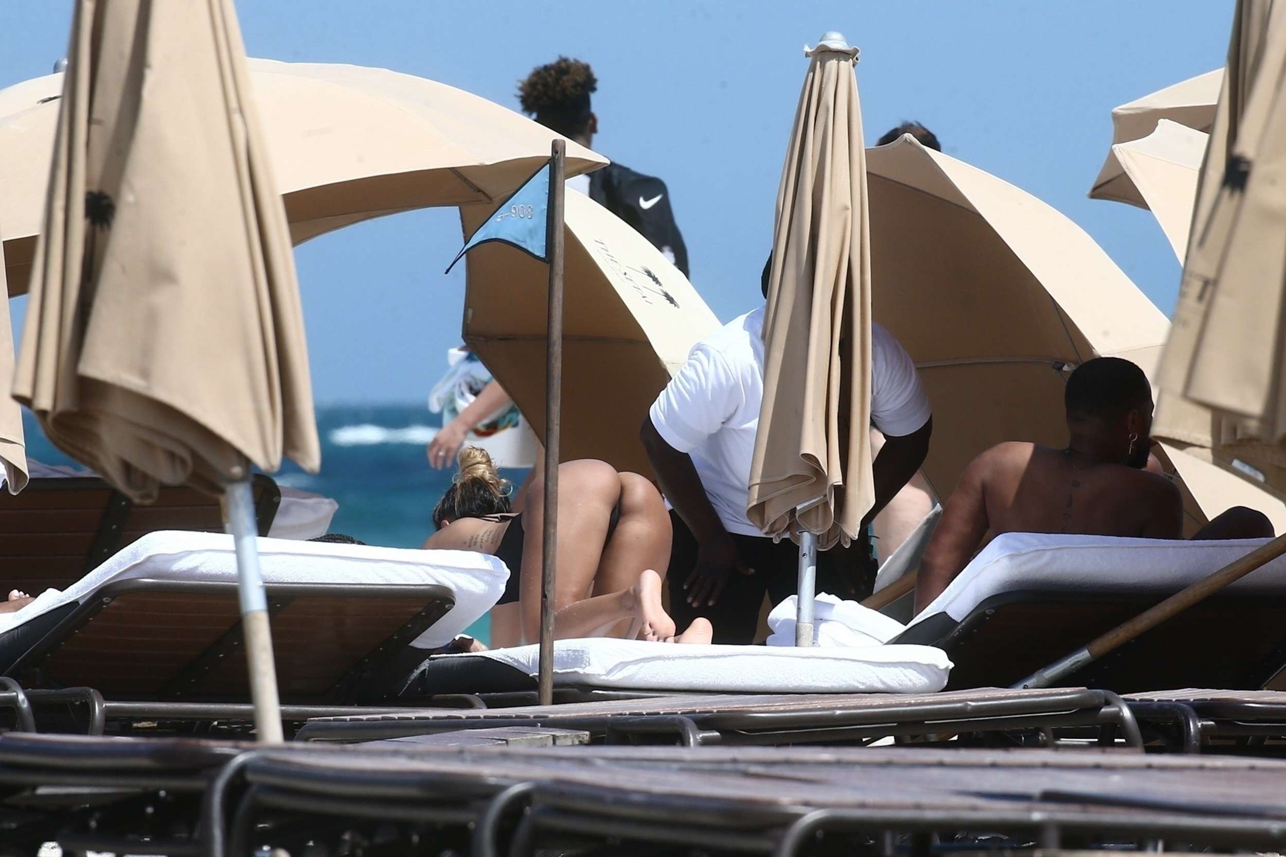 Karrueche Tran in Swimsuit on the Beach in Miami