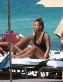 Karrueche Tran in Swimsuit on the Beach in Miami