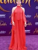 Katie Stevens at the Premiere of Disney's ''Aladdin'' in Los Angeles