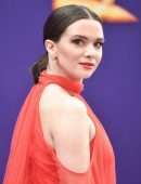 Katie Stevens at the Premiere of Disney's ''Aladdin'' in Los Angeles