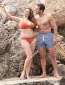 Kelly Brook in Bikini in Mallorca