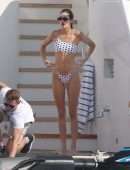 Kendall Jenner in Bikini taking a Shower in Monaco