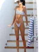 Kendall Jenner in Bikini taking a Shower in Monaco