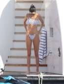 Kendall Jenner in Bikini taking a Shower in Monaco
