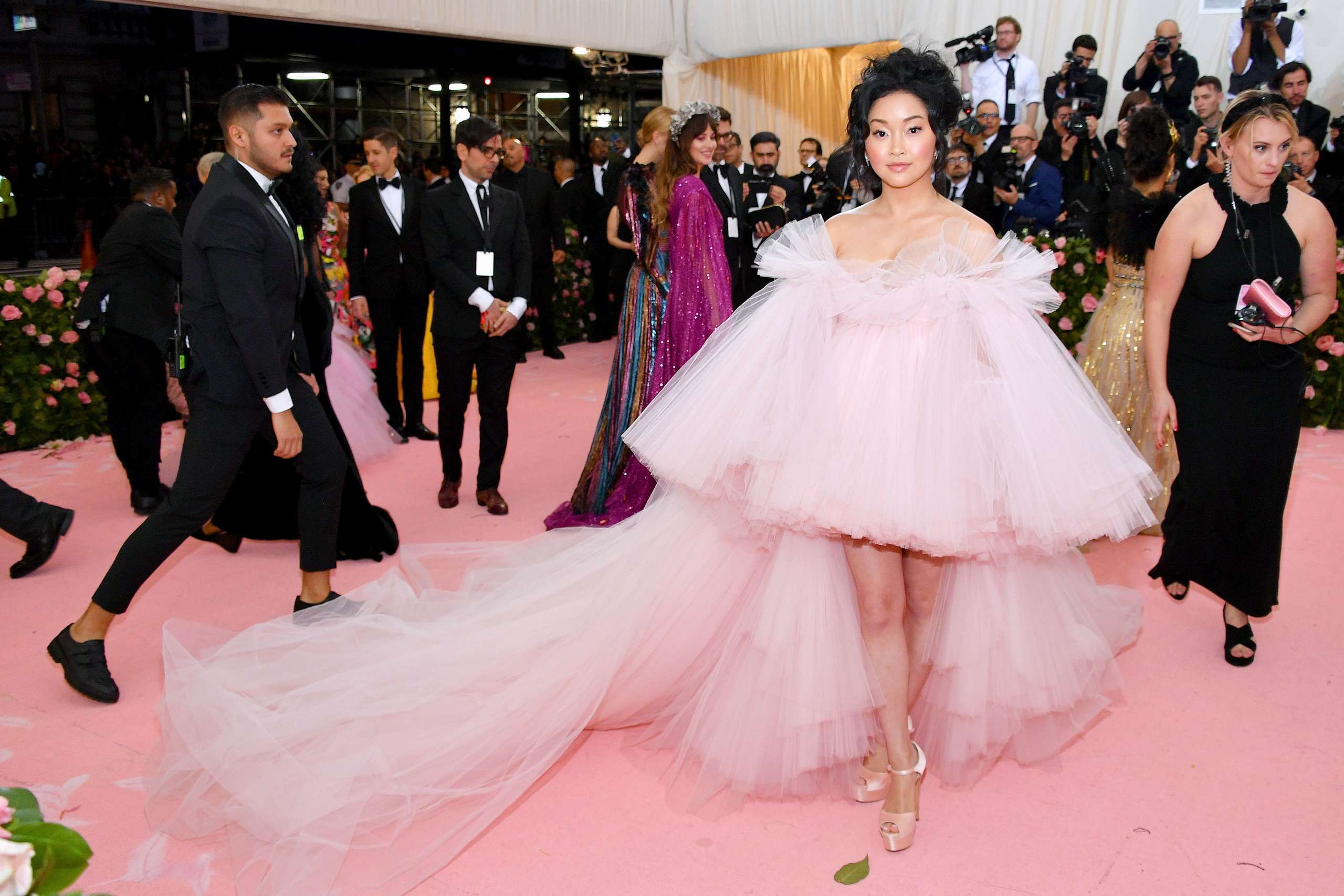 Lana Condor at 2019 MET Gala in NYC