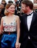 Lea Seydoux at "Oh Mercy!" Screening, 72nd Annual Cannes Film Festival