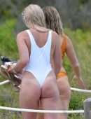 Lindsey Vonn in Swimsuit on the Beach in Miami