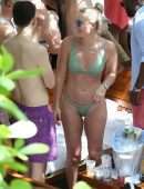 Lindsey Vonn in Thong Bikini at a Pool Party in Miami