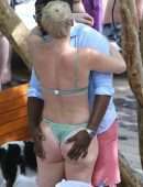 Lindsey Vonn in Thong Bikini at a Pool Party in Miami