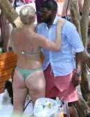 Lindsey Vonn in Thong Bikini at a Pool Party in Miami