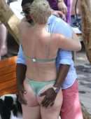Lindsey Vonn in Thong Bikini at a Pool Party in Miami