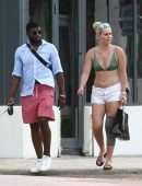Lindsey Vonn in Thong Bikini at a Pool Party in Miami