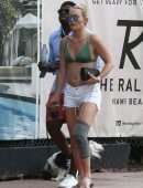 Lindsey Vonn in Thong Bikini at a Pool Party in Miami