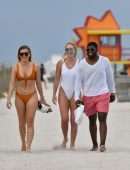 Lindsey Vonn in Swimsuit on the Beach in Miami