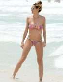 Melissa Satta in Bikini at a Beach in Dubai