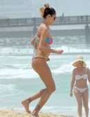 Melissa Satta in Bikini at a Beach in Dubai