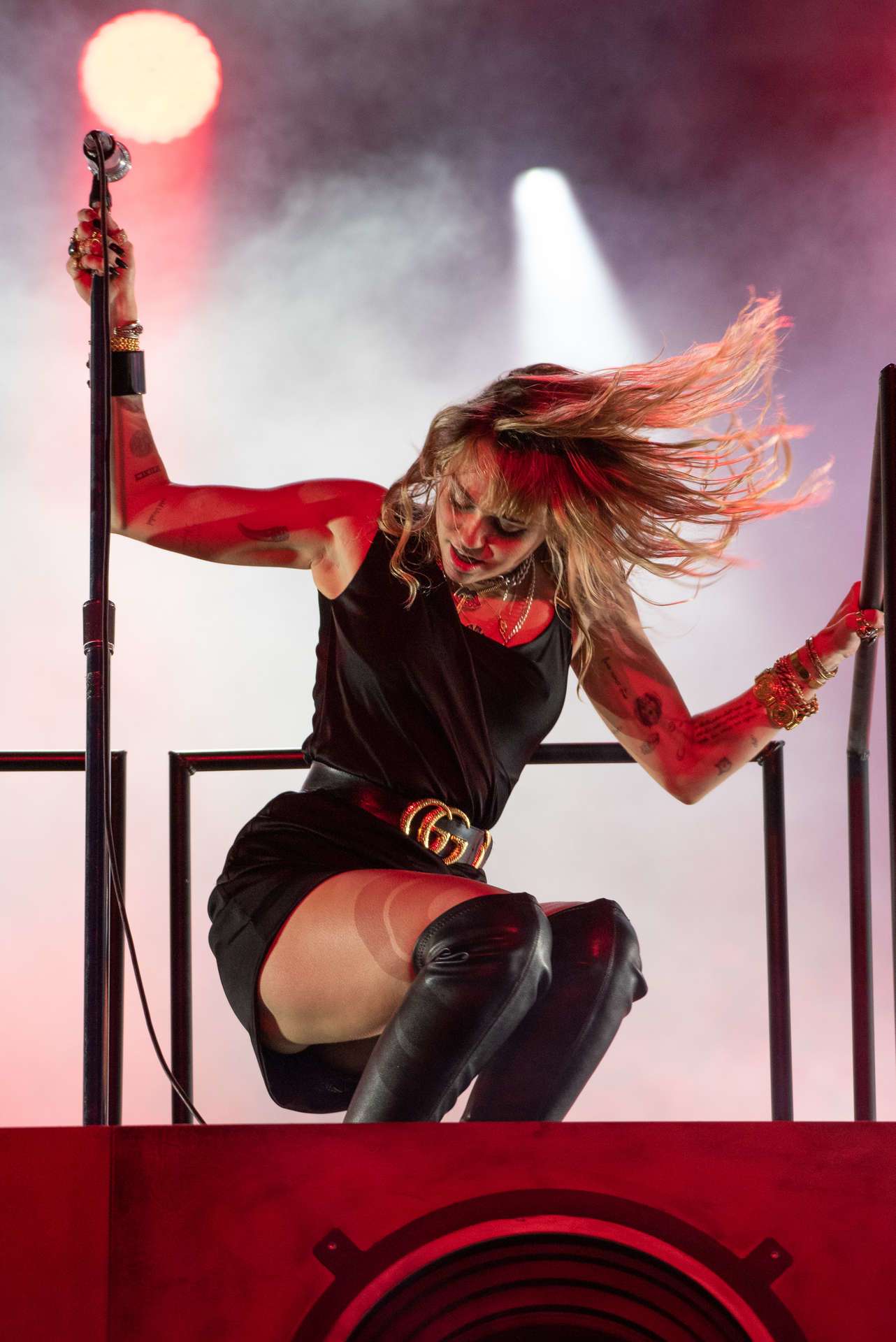 Miley Cyrus at BBC Radio 1 Big Weekend In Middlesborough