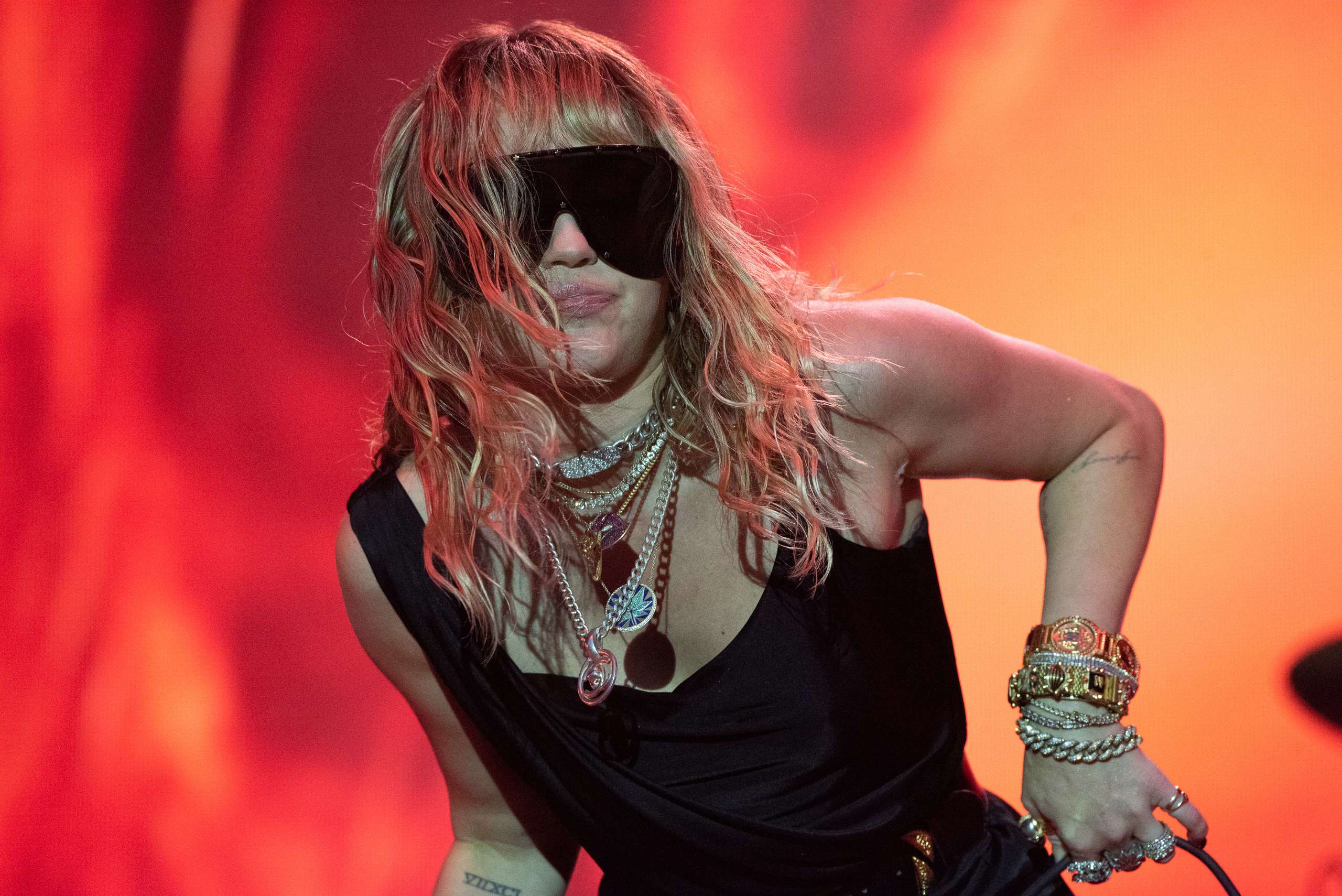 Miley Cyrus at BBC Radio 1 Big Weekend In Middlesborough