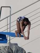 Nina Dobrev Booty at Hotel du Cap-Eden-Roc in Antibes