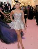 Nina Dobrev Leggy at 2019 Met Gala in NYC