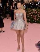 Nina Dobrev Leggy at 2019 Met Gala in NYC