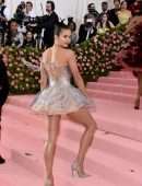 Nina Dobrev Leggy at 2019 Met Gala in NYC