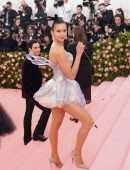 Nina Dobrev Leggy at 2019 Met Gala in NYC