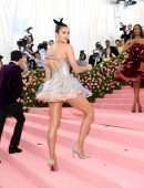 Nina Dobrev Leggy at 2019 Met Gala in NYC