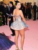 Nina Dobrev Leggy at 2019 Met Gala in NYC