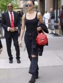 Nina Dobrev Out and About in Tribeca, NYC